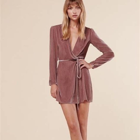 velvet reformation dress